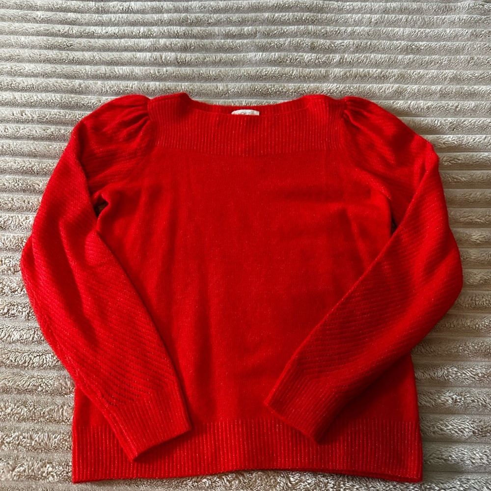 LOFT Women's Sweater in Burnt Orange